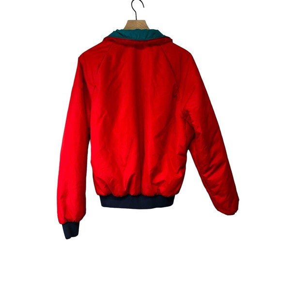 Vintage 1990s COLUMBIA Thinsulate Reversible Puffer Jacket Red Teal Men’s Large - Picture 5 of 16